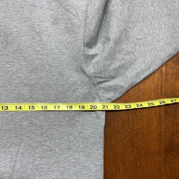 Harley Davidson Wile E Coyote Motorcycle Henley Gray T-Shirt Men's Size Large - Picture 8 of 9